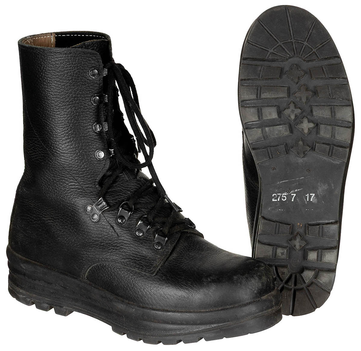 Chaussures de combat suisses M 95, surplus d'occasion pour la marche, lot de 5