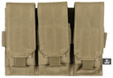 Porte-chargeur triple MOLLE MFH à quatre sangles de fixation, 25 x 19 x 5 cm
