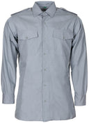 Chemise de service suédoise à manches longues, surplus d'occasion, lot de 10