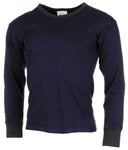 Maillot de corps néerlandais à manches longues tout coton, surplus d'occasion, lot de 10