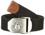 Ceinture type USMC MFH en polyester 4 cm à boucle métallique réglable à 120 cm
