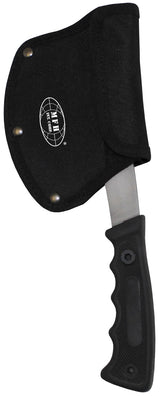 Hachette-marteau MFH 27 cm tranchant 11 cm manche caoutchouc avec étui ceinture