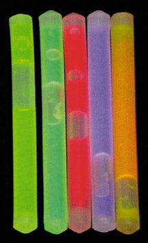 Bâtons lumineux chimiques miniatures MFH 5 x 0,6 cm lot de 10 pour marquage