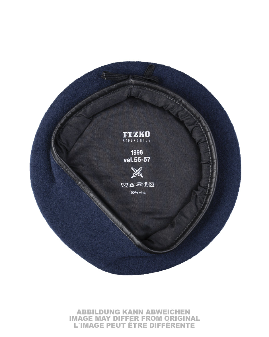 Béret de l'armée tchèque en pure laine, stock ancien jamais distribué