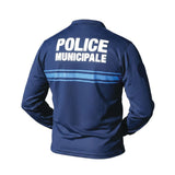 Polo manches longues Police Municipale Patrol Equipement maille piquée Cooldry 180 g/m²