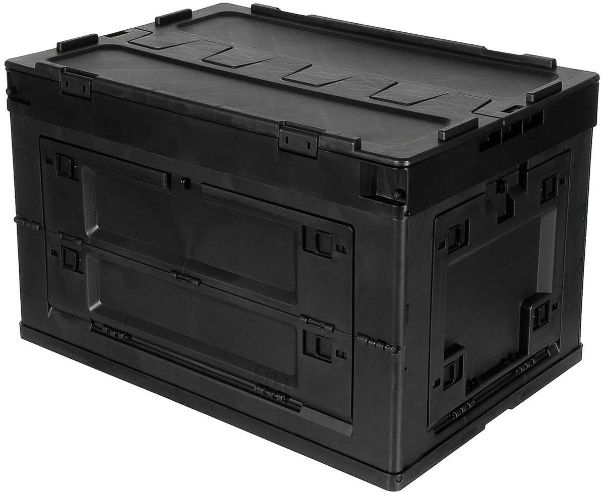 Caisse pliable MFH en polypropylène 20 et 60 l empilable à couvercle intégré