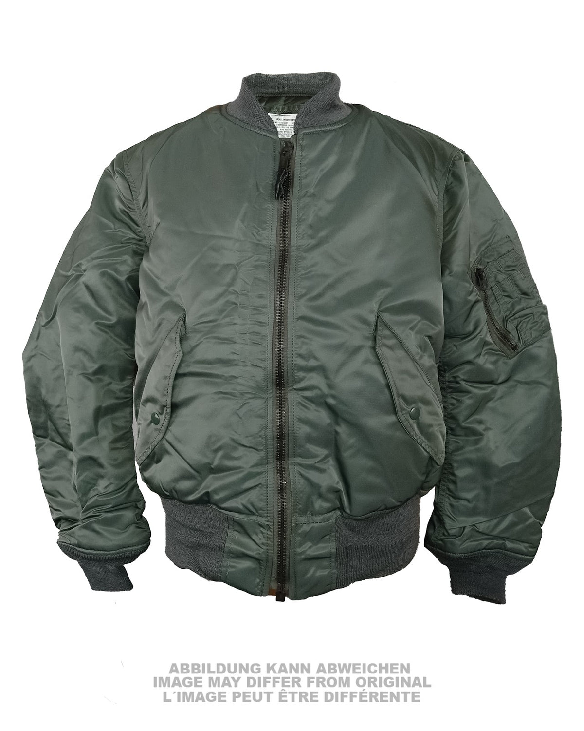 Blouson de vol type US MA-1 intermédiaire de 1987, pièce déjà portée