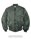 Blouson de vol type US MA-1 intermédiaire de 1987, pièce déjà portée