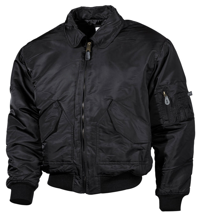 Blouson de vol MFH US CWU doublé en nylon à bords-côtes doubles grandes tailles