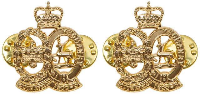 Insigne britannique South Africa Yeomanry, surplus comme neuf pour la tenue et la collection