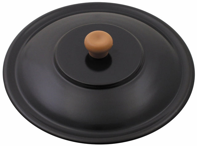 Couvercle MFH type hongrois en métal émaillé 24 cm pour marmite de 4 litres