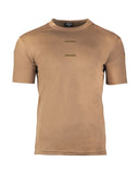 T-shirt tropical type Bundeswehr Mil-Tec en polycoton à séchage rapide avec insignes