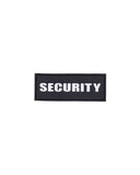 Morale patch Security Mil-Tec 3D en PVC 8,6 x 3,3 cm lettrage en relief auto-agrippant
