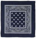 Bandana MFH en coton 55 x 55 cm, carré classique à porter au cou ou sur la tête