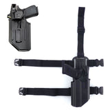 Holster de cuisse Fobus LE2 MEX2 T polymère renforcé pour Glock 17, 19 et 45