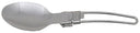 Cuillère pliante Fox Outdoor en acier inoxydable 16 cm repliée sur 10 cm