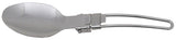 Cuillère pliante Fox Outdoor en acier inoxydable 16 cm repliée sur 10 cm