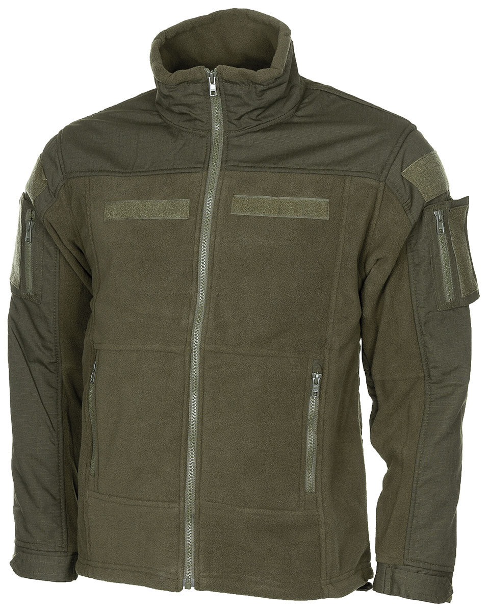Veste polaire MFH Professional Combat à glissières YKK et renforts Ripstop