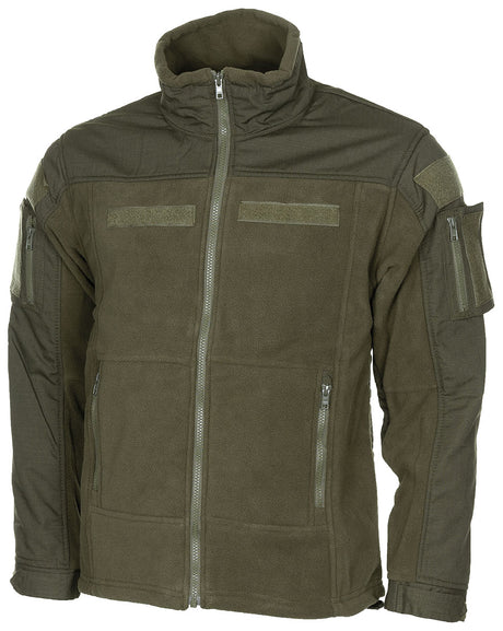 Veste polaire MFH Professional Combat à glissières YKK et renforts Ripstop