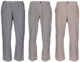 Pantalon de cuisine autrichien à carreaux, surplus d'occasion, lot de 10