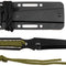 Couteau à lame fixe Action II Fox Outdoor lame 9 cm manche tressé et gaine à clip