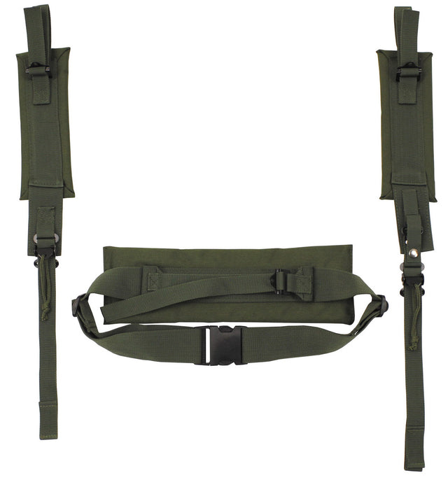 Bretelles et ceinture ventrale rembourrées MFH pour sac A.L.I.C.E. en polyester