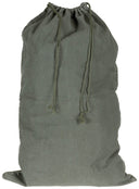 Sac à linge allemand tout coton, surplus d'occasion pour le transport et le rangement, lot de 10