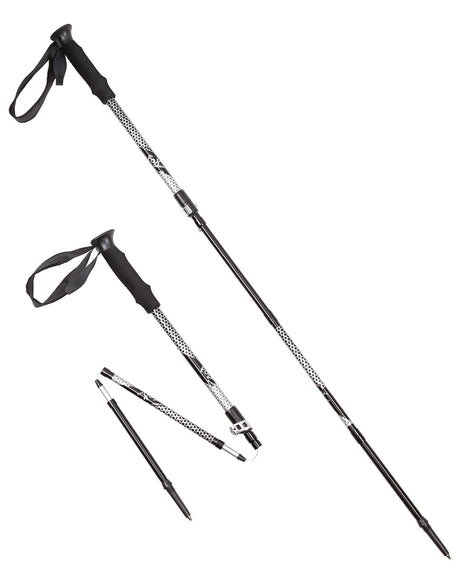 Bâtons de trekking pliants Fox Outdoor Haidel en aluminium poignée mousse EVA