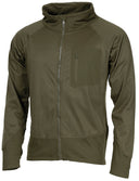 Sous-veste US Tactical MFH en polaire gaufrée 210 g/m² col montant trous de pouce