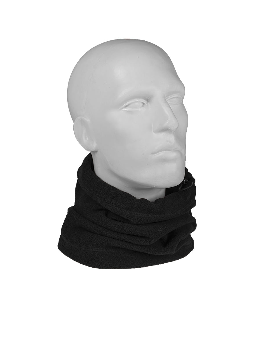 Tour de cou polaire Mil-Tec en polyester 270 g/m² avec cordon de serrage