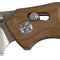 Couteau pliant Fox Outdoor acier 8Cr14MoV manche Micarta verrouillage Crossbar