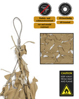 Filet de camouflage Mil-Tec Shadow Sail 3 x 4 m en polyester ripstop, ombrage 70 à 80 %