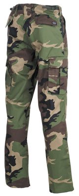 Pantalon de combat US BDU MFH motif AT-digital à glissière polycoton 65/35 six poches