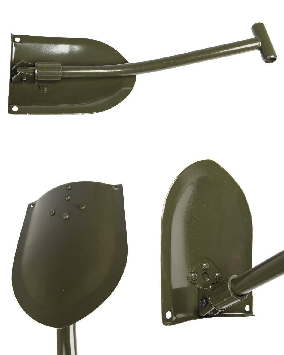Pelle pliable type suédois Mil-Tec en acier 70 cm lame 26 x 18 cm poignée en T