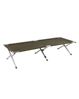 Lit picot type US Mil-Tec en aluminium 210 x 70 cm charge 300 kg avec sac de transport