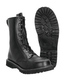 Chaussures de combat type Para Mil-Tec en cuir de bovin 9 œillets avec coque acier