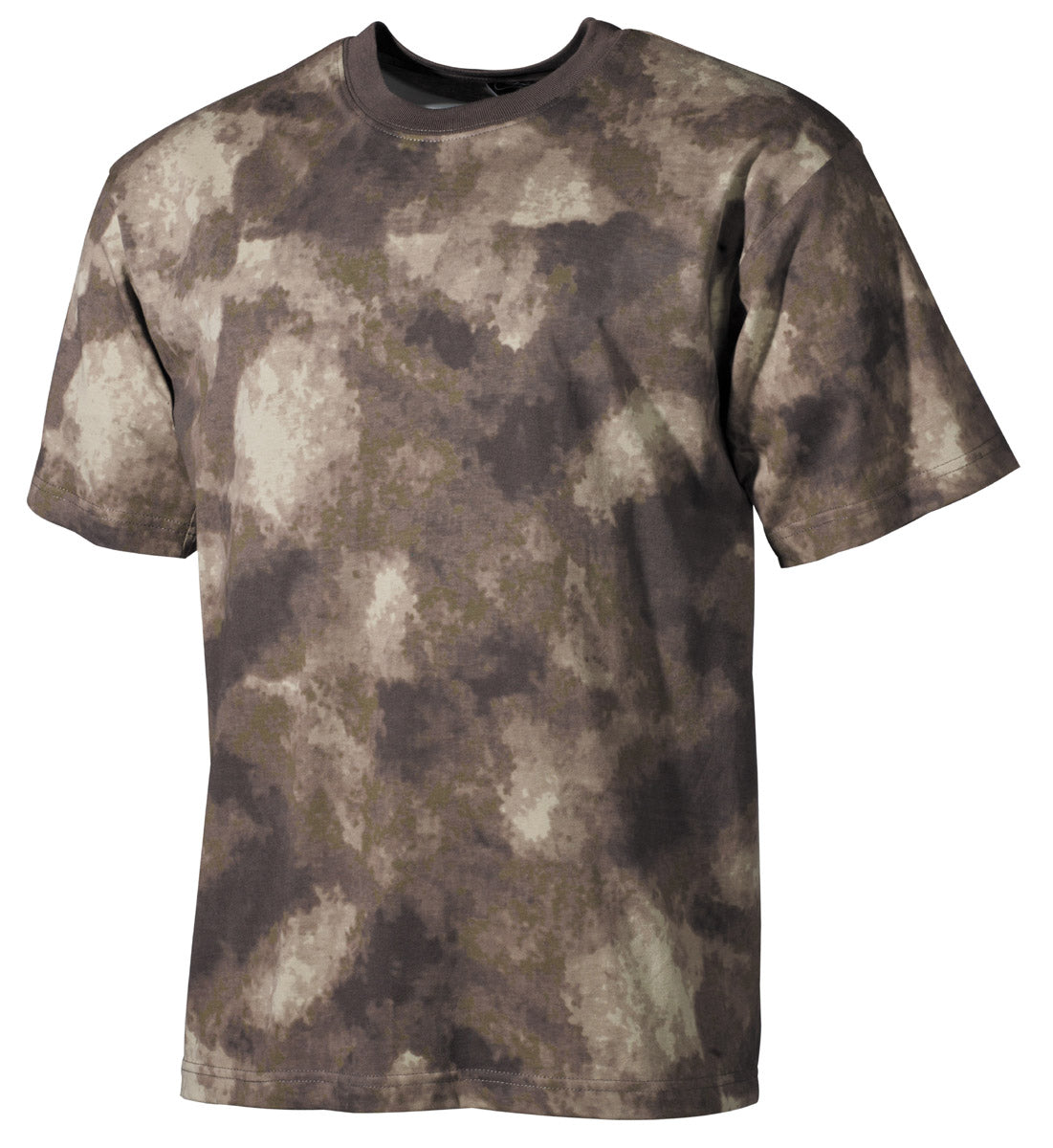 T-shirt US manches courtes MFH 170 g/m² coton à impression réactive col renforcé