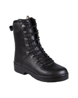 Chaussures de combat en cuir de la Bundeswehr Haix, laçage à huit œillets
