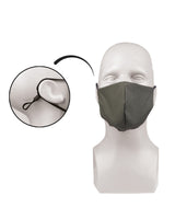 Masque facial Mil-Tec en ripstop polycoton avec barrette nasale et élastiques réglables