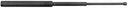 Matraque télescopique MFH Carbon 3 brins 56 cm 340 g avec étui nylon ceinturon