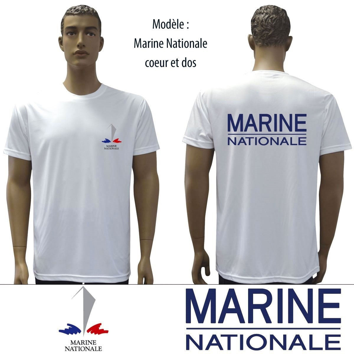T-shirt Patrol Equipement Cooldry 100 % polyester sérigraphié à séchage rapide