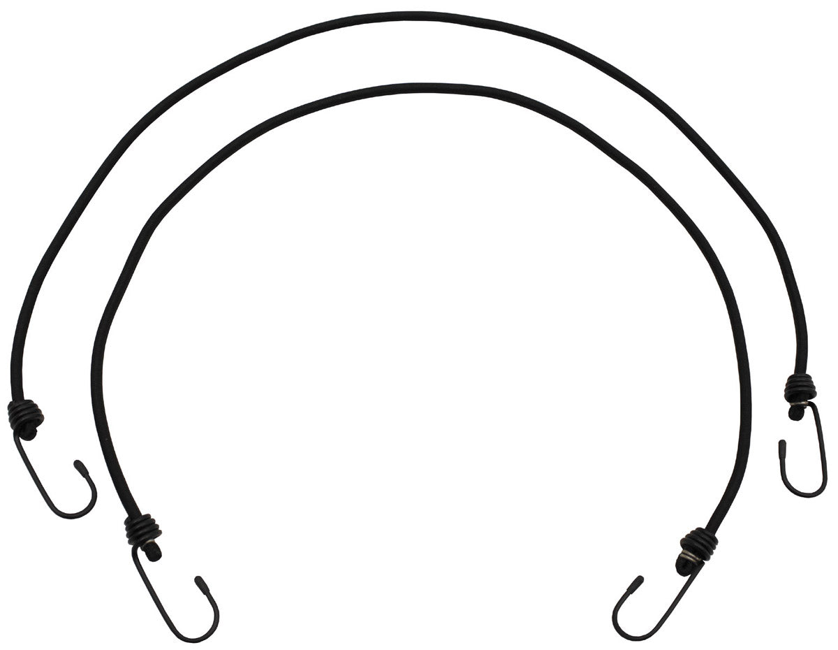 Lot de 2 tendeurs élastiques MFH 75 cm diamètre 6 mm à crochets en acier