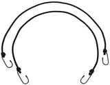 Lot de 2 tendeurs élastiques MFH 75 cm diamètre 6 mm à crochets en acier
