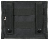 Poche de poitrine MOLLE MFH en polyester 18 × 14 cm à deux compartiments plats
