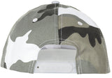 Casquette US MFH réglable en polycoton à visière six piqûres et six œillets
