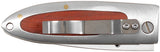 Couteau pliant Fox Outdoor manche acier inoxydable à insert bois lame 7 cm
