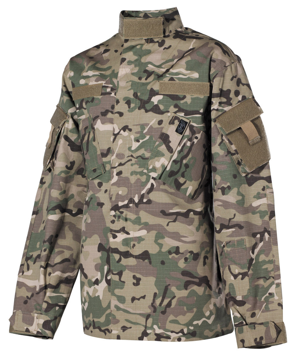 Ensemble enfant MFH type US ACU en Ripstop, veste et pantalon, quinze poches