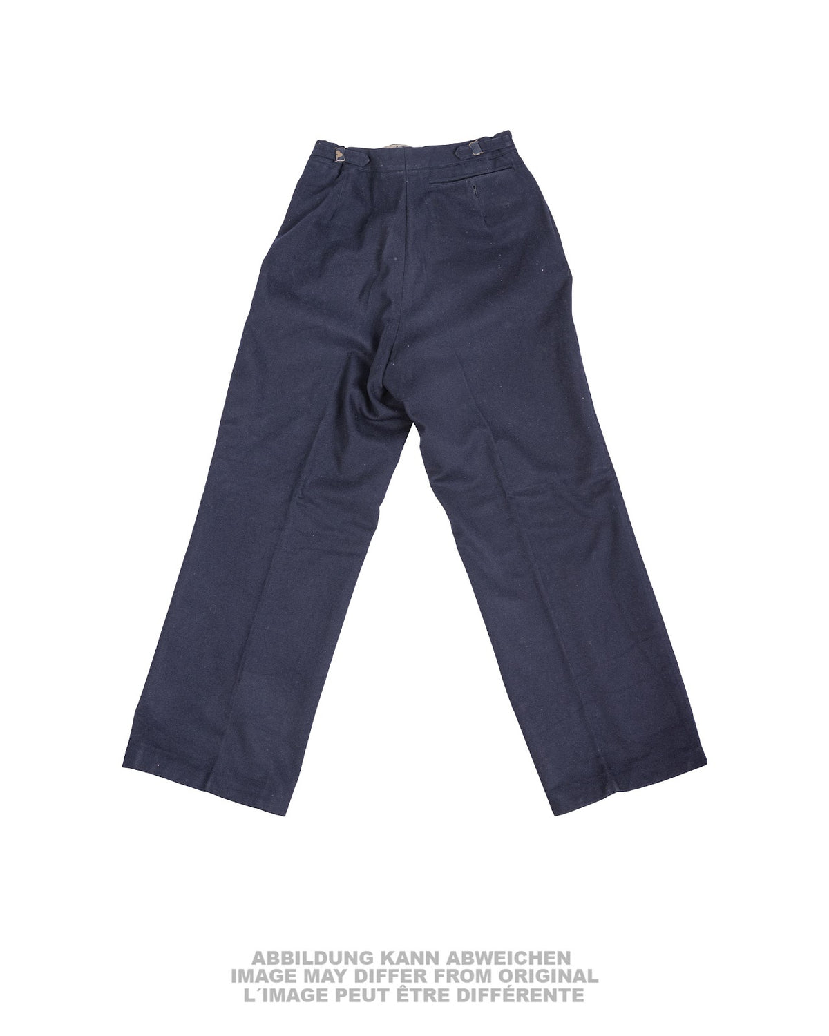 Pantalon à pont de marine Bundeswehr en drap, ancien modèle, surplus d'occasion