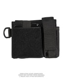 Pochette admin MOLLE Mil-Tec en polyester enduit 15 x 12 x 3 cm avec anneau D