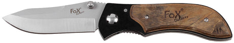 Couteau pliant Fox Outdoor plaquettes en bois précieux lame 8,5 cm Liner Lock